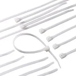 White Nylon Cable Ties – 14-Inch Length, Pack Of 8 1