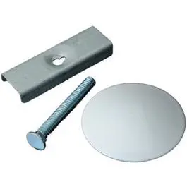 White Powder-Coated Sink Hole Cover – 1-3/4" Diameter 1
