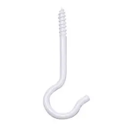 White Swivel Ceiling Plant Hook – 2.6" X 0.7", 5-Pack 1