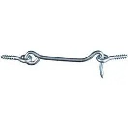 Zinc-Plated Steel Hook-And-Eye Fastener – 4-Inch Length 1