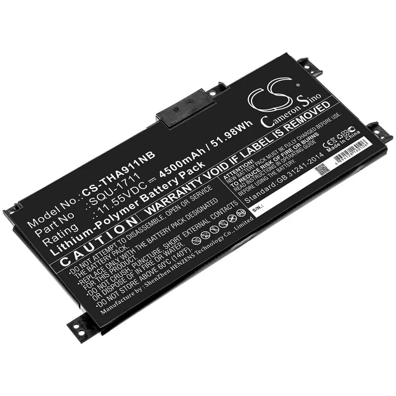 11.55V 4500Mah Replacement Battery For Thunderobot 911 Air 911M Gaming Laptop – 52.0Wh 1