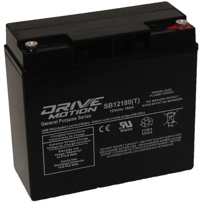 12V 18Ah Replacement Battery For Newmax Fnc-12190 Ups With M5 Terminal Connectors 1