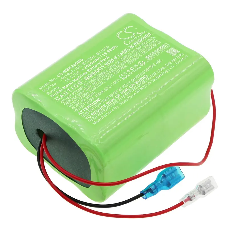 14.4V 2000Mah Ni-Mh Medical Battery For Rauland-Borg Nurse Call Systems (401907-105, Bk2000) – 28.8Wh 1