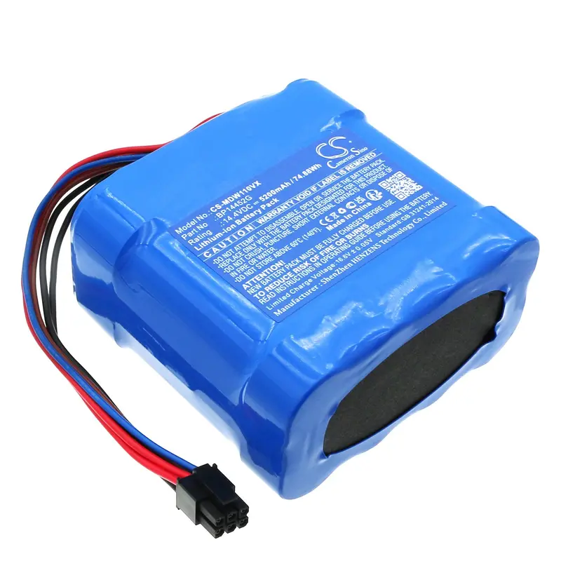 14.4V 5200Mah Li-Ion Vacuum Cleaner Battery For Media Rm2102, W11, And Comparable Models (74.88Wh) 1