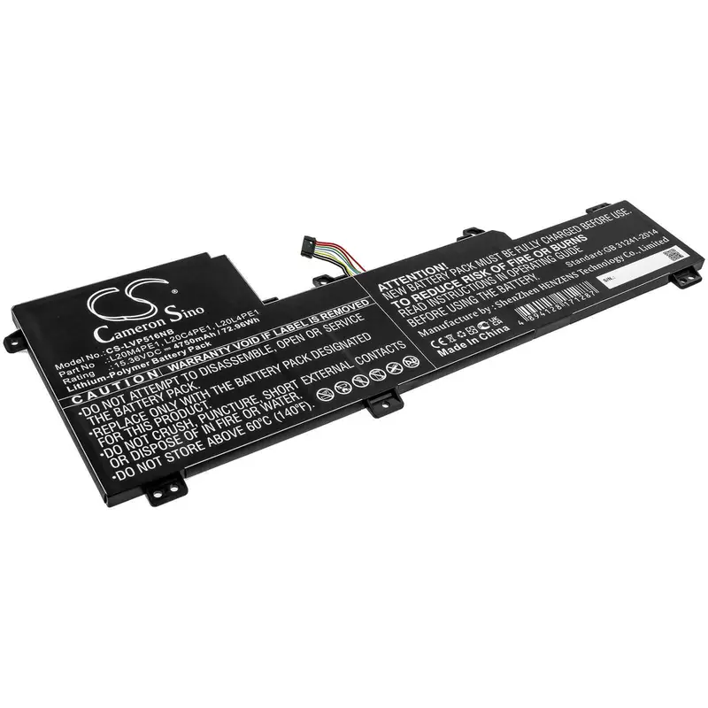 15.36V 4750Mah Li-Polymer Laptop Battery For Lenovo Ideapad 5 Pro 16Ach6 (82L5) 1