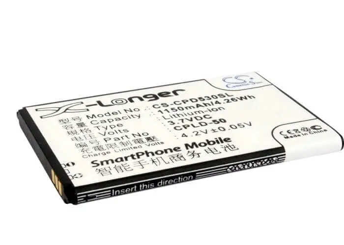 3.7V 1150Mah Li-Ion Smartphone Battery For Coolpad Models Cpld-47, 8013, And 8811 (4.26Wh) 1