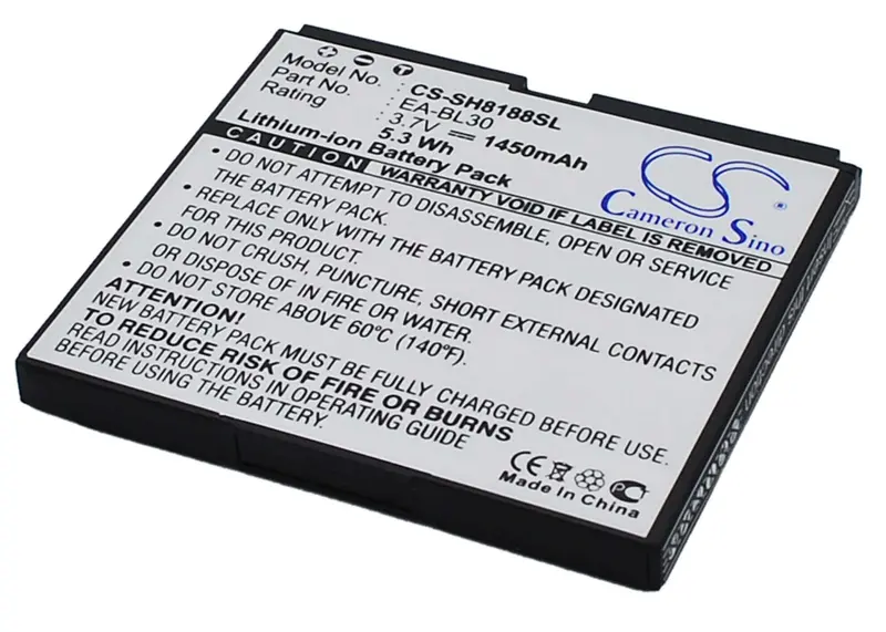 3.7V 1450Mah Li-Ion Battery For Sharp Ea-Bl30 And Sh8188U Smartphones 1