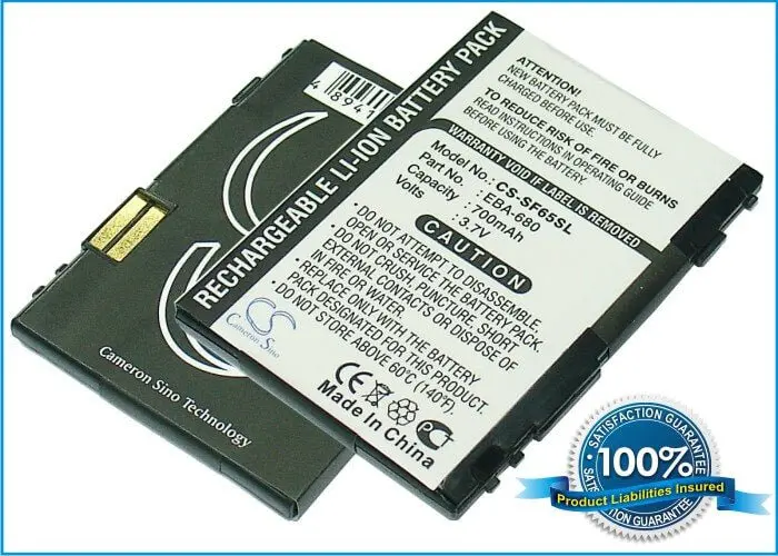 3.7V 600Mah Lithium-Ion Battery For Philips Xenium F636, F639, And F760 Mobile Phones 1