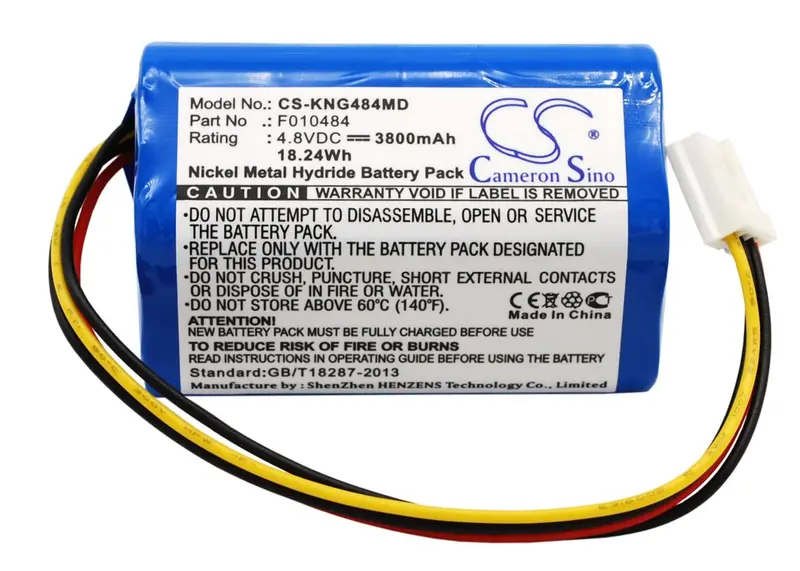 4.8V 3800Mah Ni-Mh Medical Pump Battery For Kangaroo Epump And Covidien Models (1041411) (18.24Wh) 1