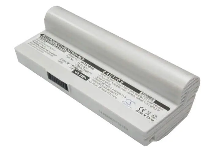 7.4V 6600Mah White Lithium-Ion Battery For Asus Eee Pc 901, 904, And 904Hd Netbooks 1