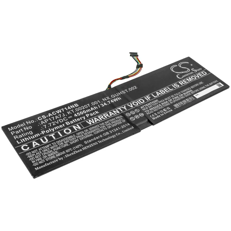 7.72V 4500Mah Li-Polymer Laptop Battery For Acer Swift 7 Sf714-51T Models 1