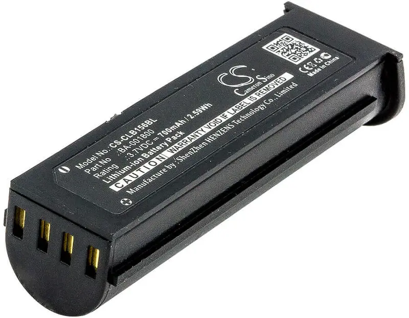 Cipherlab 1560/1562/1564 Barcode Scanner Battery – 3.7V 700Mah Li-Ion (2.59Wh) 1