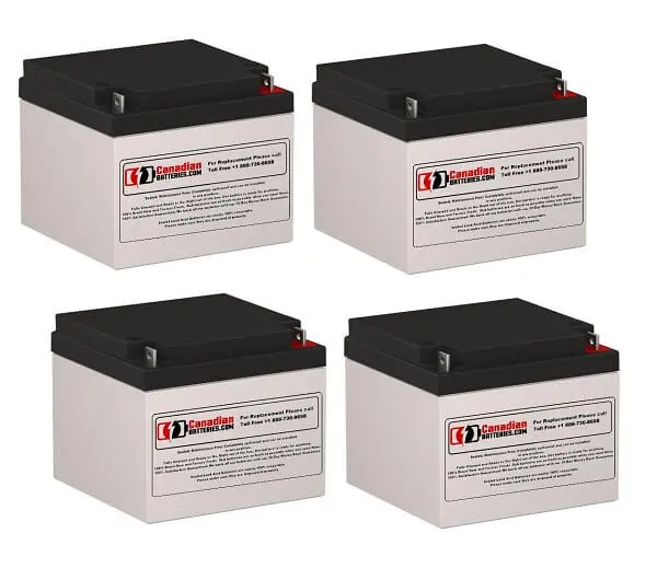 Datashield At1200 Ups Battery Pack – 4 × 12V 26Ah Sealed Lead-Acid (312Wh Total) 1