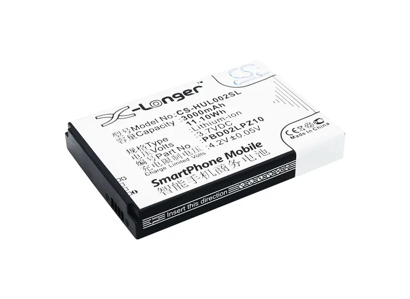 Emobile & Huawei Hotspot Battery – 3.7V Li-Ion, 3000Mah (11.10Wh), Compatible With Pbd02Lpz10, Gl02P 1