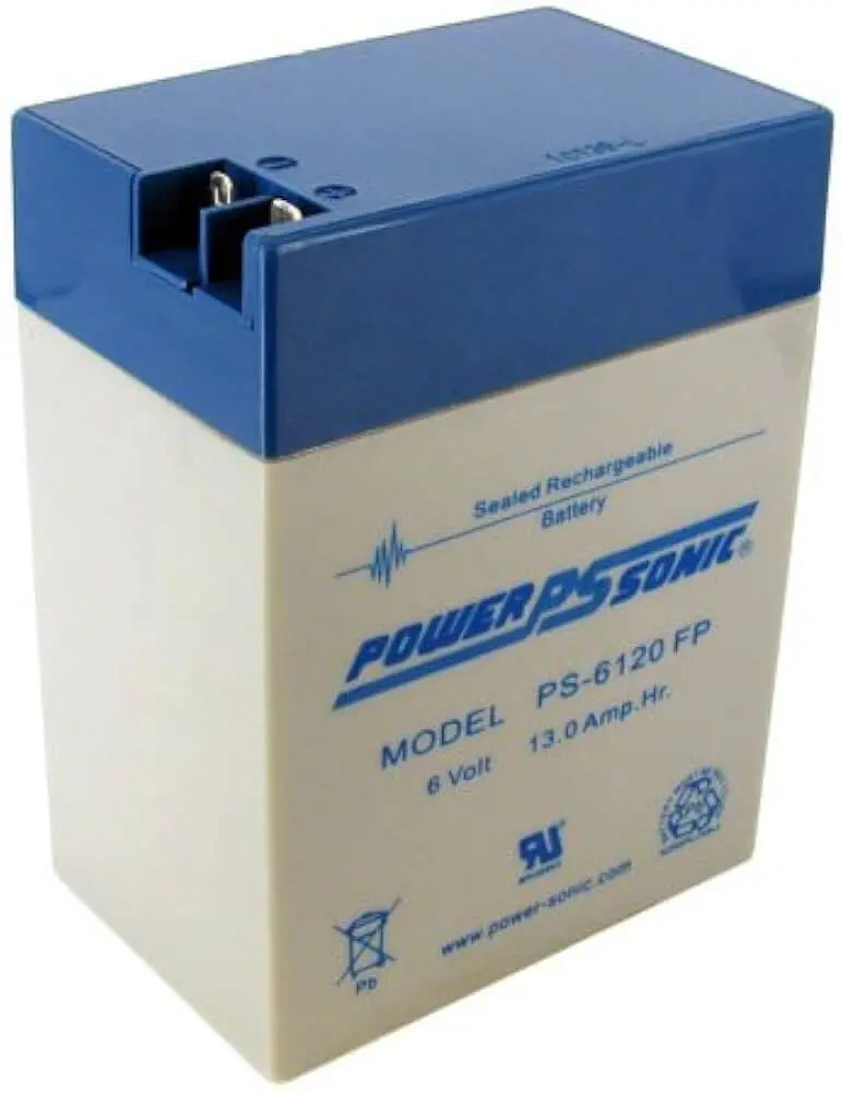 Enerwatt Wp14-6 Emergency Light Battery – 6V, 14Ah, F1/F2 Terminal Sla 1