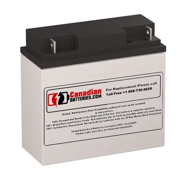 Fgb Fgb18-12 Replacement Battery – 12V 18Ah Sealed Lead-Acid With Nb Terminals 1