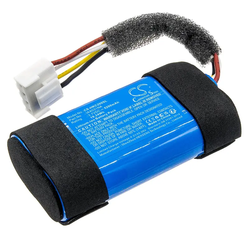 Harman Kardon Citation 200 Speaker Battery – 3.7V Li-Ion, 5200Mah, 19.24Wh 1