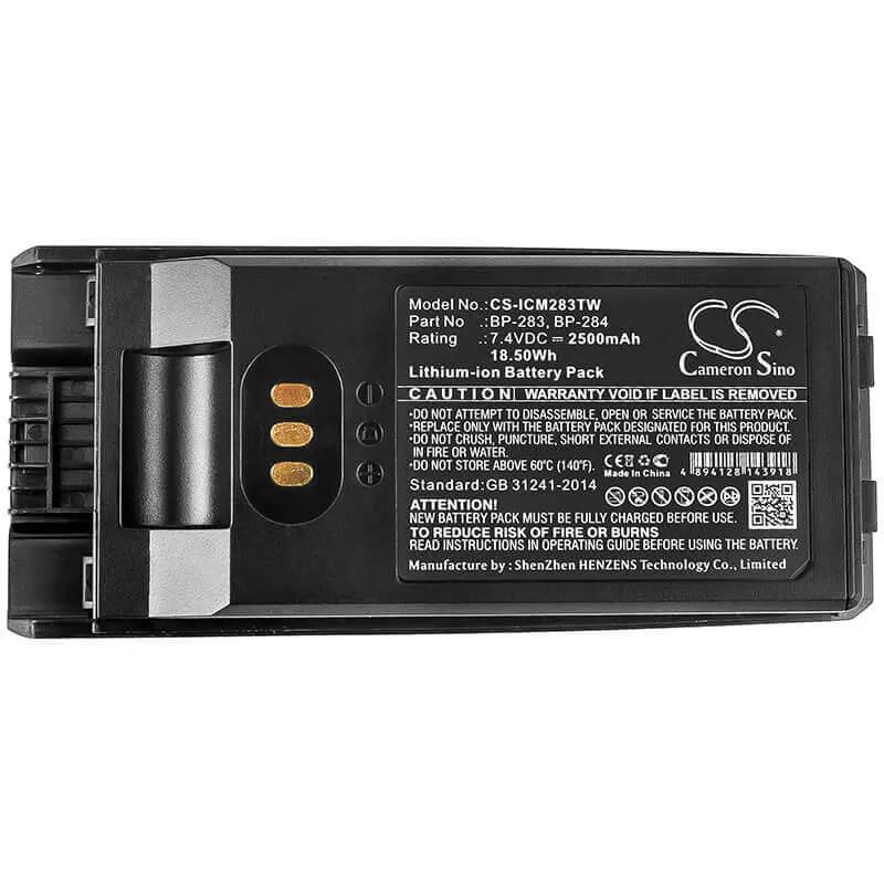 Icom Bp-283 Two-Way Radio Battery – 7.4V, 2500Mah, 18.5Wh Li-Ion 1