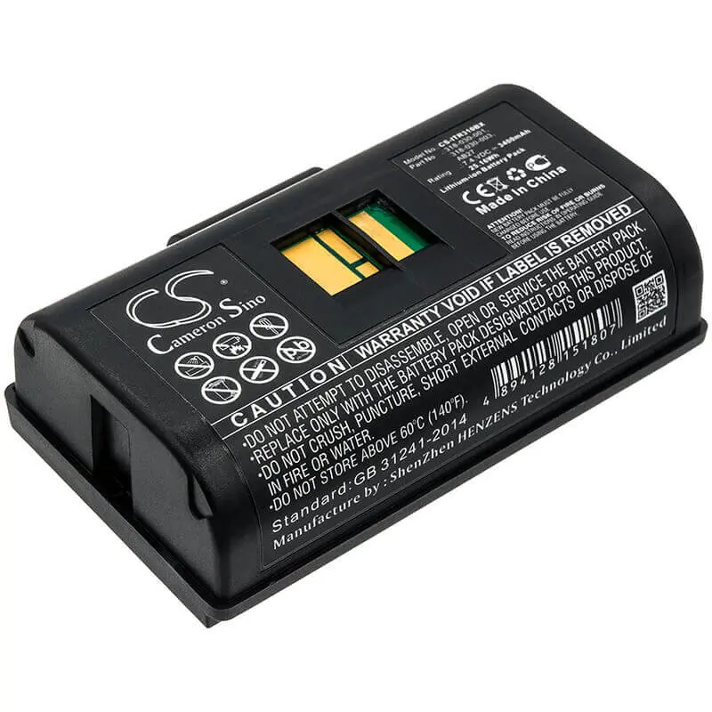 Intermec Portable Printer Battery – 7.4V Li-Ion, 3400Mah, 25.16Wh (318-030-001, Pb21/Pb22) 1