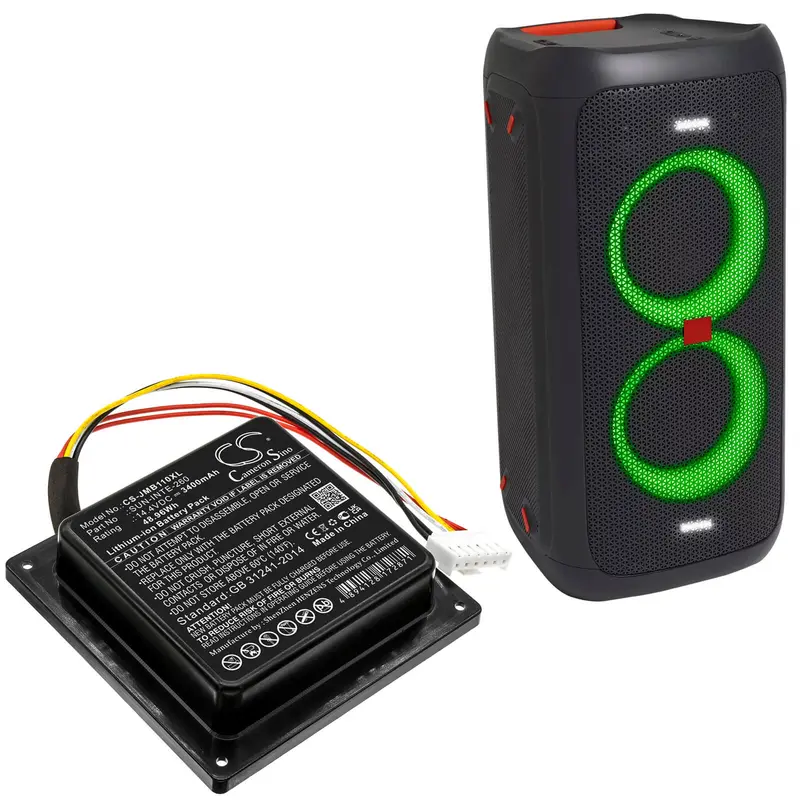 Jbl Party Box 100 Speaker Battery – 14.4V Li-Ion, 3400Mah (48.96Wh), Model R21-5 1