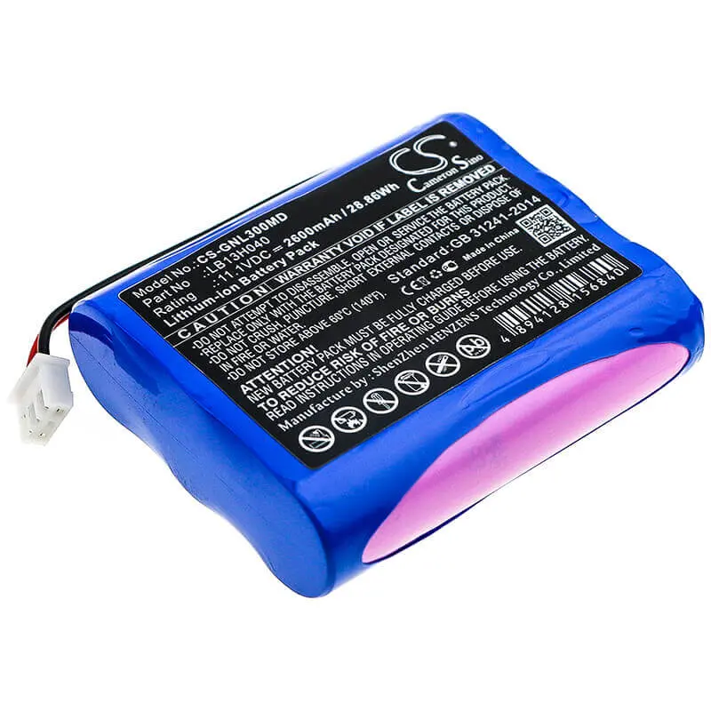 Meditech General Medical Battery – 11.1V 2600Mah Li-Ion (28.86Wh) For Hylb-1370, G3H, And G3Hi30028-1 1