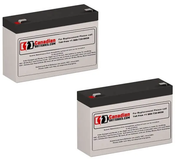 Mge Pulsar El2 Ups Battery Pack – 2 × 6V 7Ah Sealed Lead Acid (42Wh Total) 1