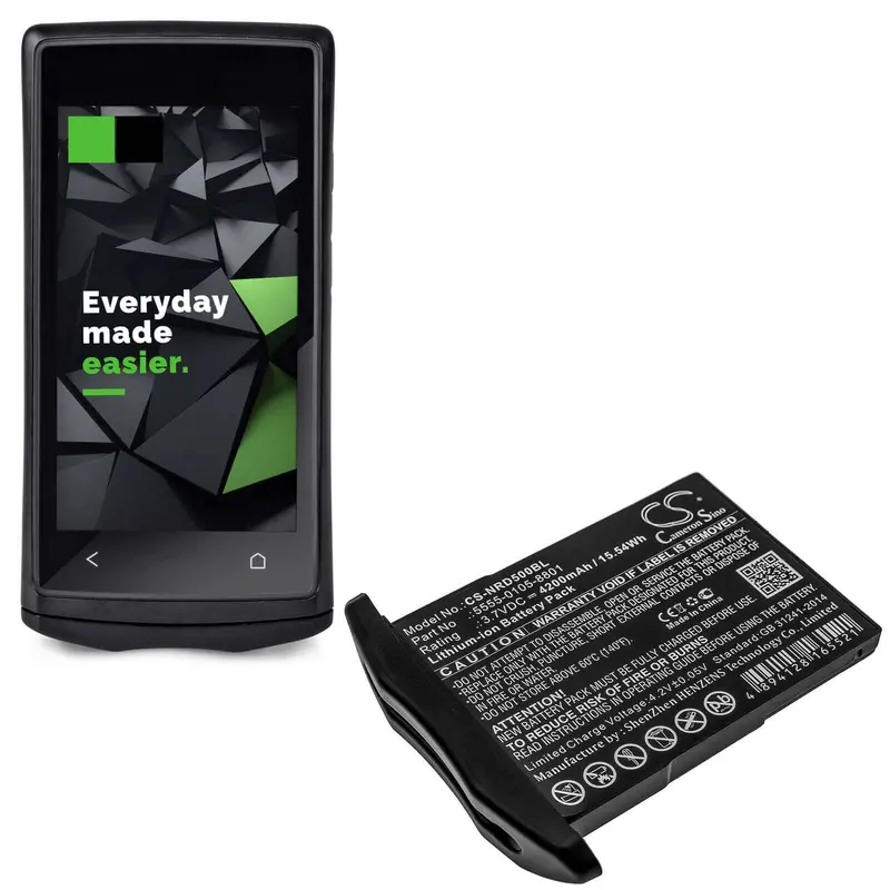 Ncr Orderman 5 Barcode Scanner Battery – 3.7V 3800Mah Li-Ion (14.06Wh) 1