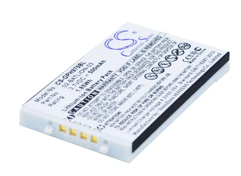 Opticon Opl-9700 Barcode Scanner Battery – 3.7V Li-Ion 500Mah (1.85Wh) 1
