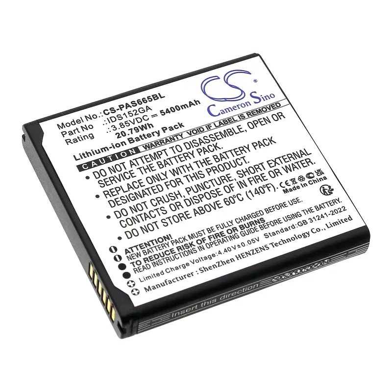 Pax Ids152Ga Payment Terminal Battery – 3.85V 5400Mah Li-Ion (20.79Wh) 1