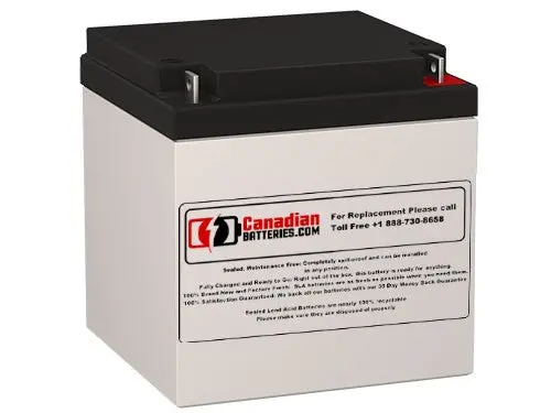 Rs Pro 174-8859 Replacement Battery – 12V 26Ah Sealed Lead Acid With F3 Nut-And-Bolt Terminals 1