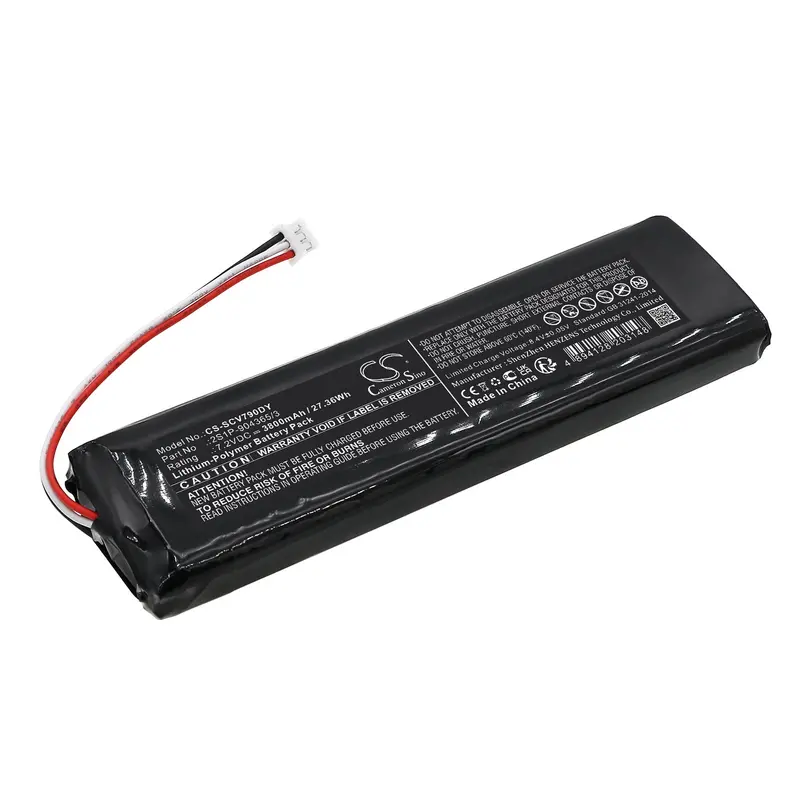 Sencor Dvd Player Battery – 7.2V 3800Mah Li-Polymer (27.36Wh) For Spv7903T And 2S1P-904365/3 1