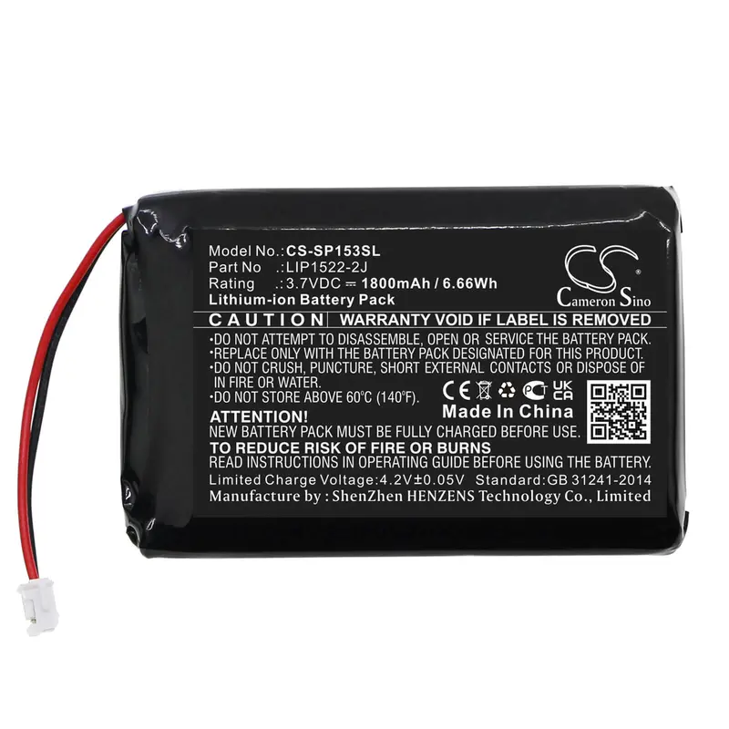 Sony Playstation Vita Game Console Battery – 3.7V Li-Ion 1800Mah, Compatible With Cuh-Zct2 / Cuh-Zct2H, Part #Lip1522-2J (6.66Wh) 1