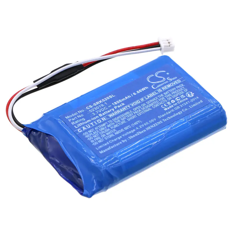 Systronik Equipment Battery – 3.7V 1800Mah Li-Ion For Models 23019, 523019.1, 6.66Wh 1