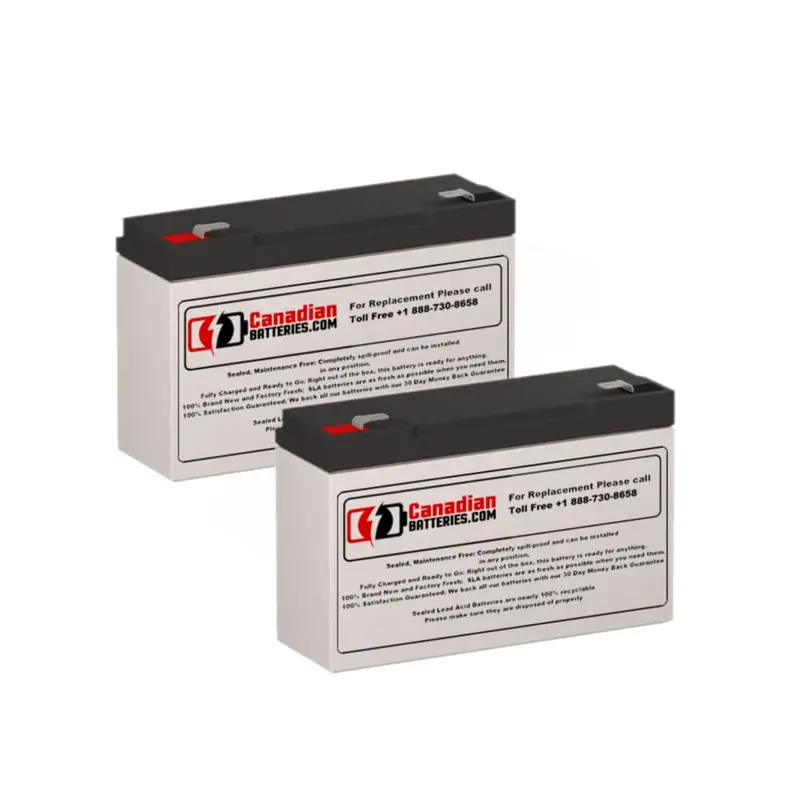 Tripp Lite Smart700Ser Ups Replacement – Dual 6V 12Ah Batteries (72Wh Total) 1