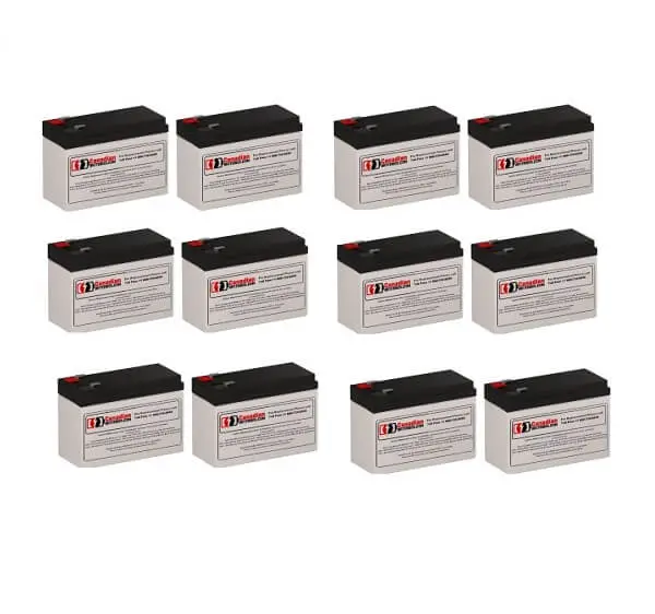 Twelve 12V 7Ah Ups Batteries For Alpha Technologies Pinbp2000/3000T (033-751-20) – 84Wh Total 1