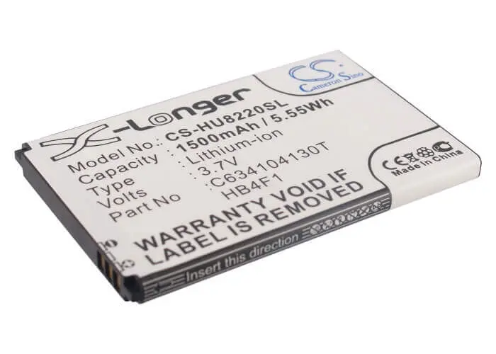 Universal 3.7V 1500Mah Li-Ion Smartphone Battery – Compatible With Mtc, Inq, Lenovo, Huawei, Blu, At&T, And Impulse 4G Models 1