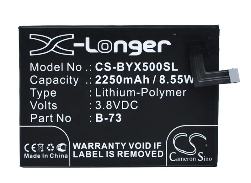 Vivo X5 / X5 4G Smartphone Battery – 3.8V 2250Mah Li-Polymer 1
